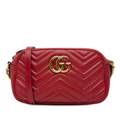 Gucci Small GG Marmont Matelasse Crossbody Bag (SHG-qdj2wc)