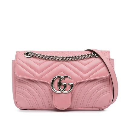 Gucci Small GG Marmont Matelasse Crossbody (SHG-3Rc6Ns)