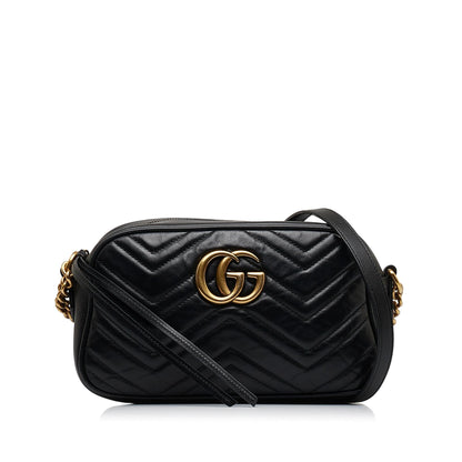 Gucci Small GG Marmont Matelasse Crossbody (SHG-RvNR1F)