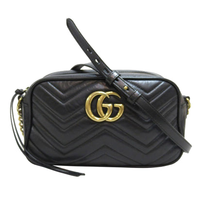 Gucci Small GG Marmont Matelasse Crossbody (SHG-iSK2fG)