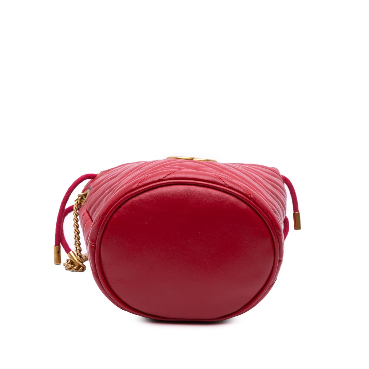 Gucci Small GG Marmont Matelasse Leather Bucket Bag