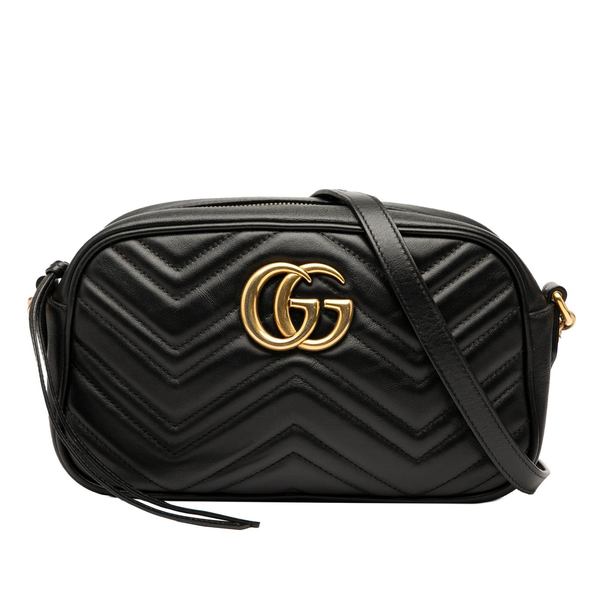 Gucci Small GG Marmont Matelasse Leather Crossbody