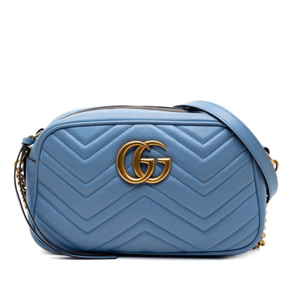 Gucci Small GG Marmont Matelasse Leather Crossbody