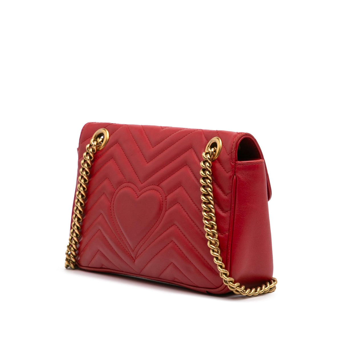 Gucci Small GG Marmont Matelasse Leather Flap Crossbody