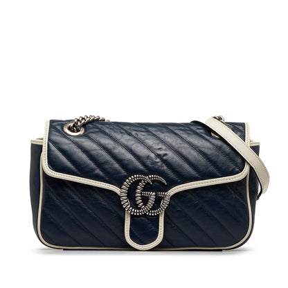 Gucci Small GG Marmont Matelasse Leather Torchon Crossbody (SHG-dHxU09)