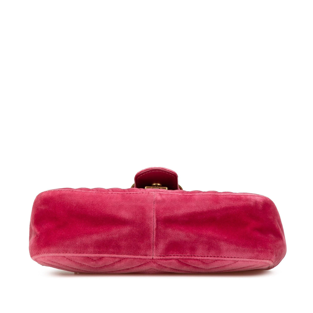 Gucci Small GG Marmont Matelasse Velvet Flap Crossbody