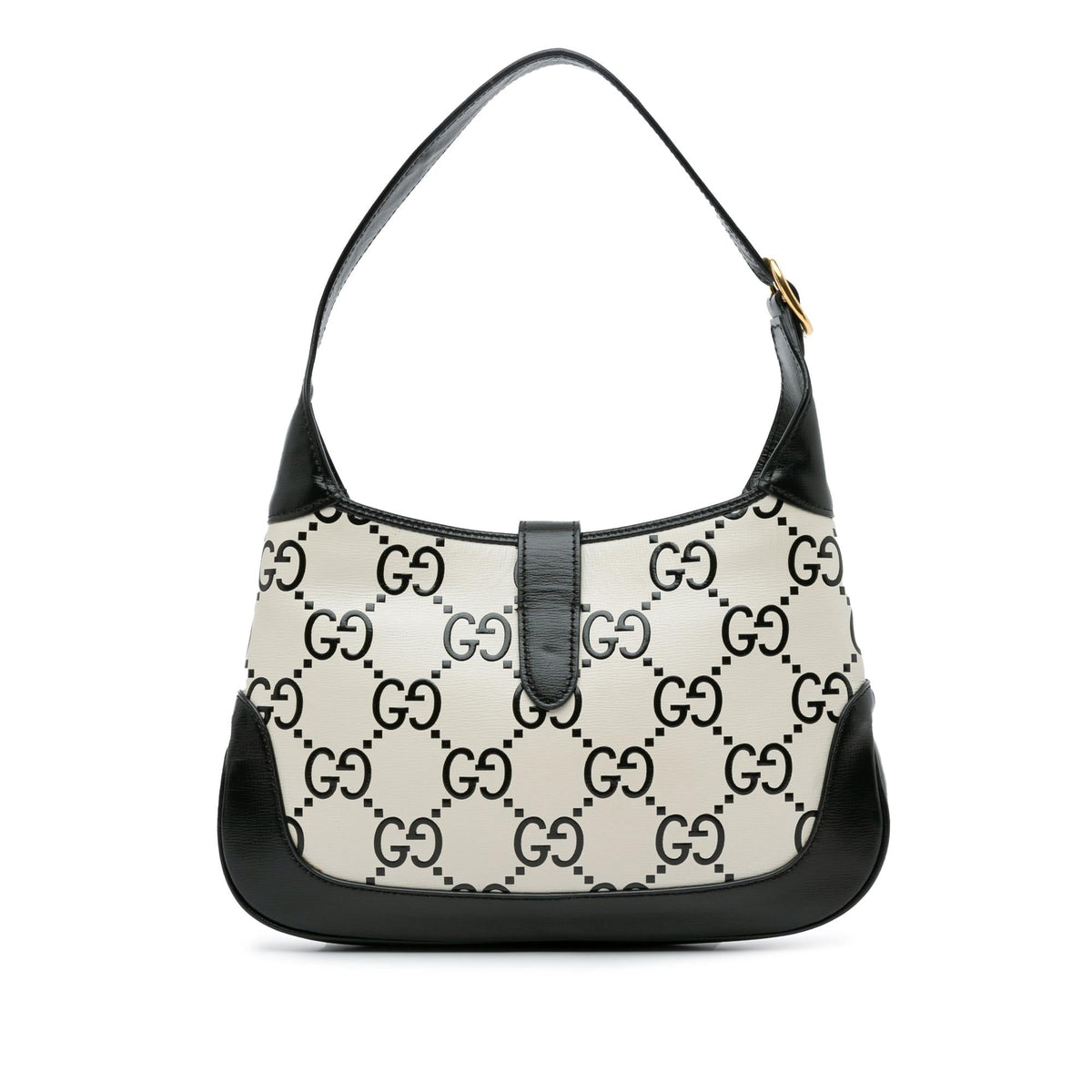 Gucci Small GG Print Leather Jackie 1961 (SHG-NXtzCz)