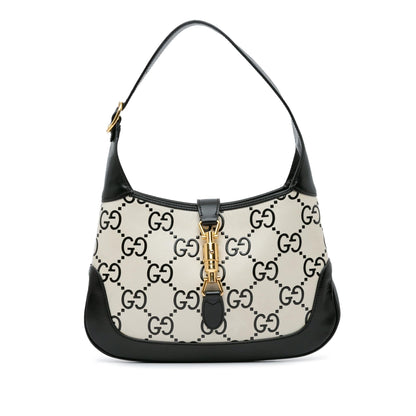 Gucci Small GG Print Leather Jackie 1961 (SHG-NXtzCz)