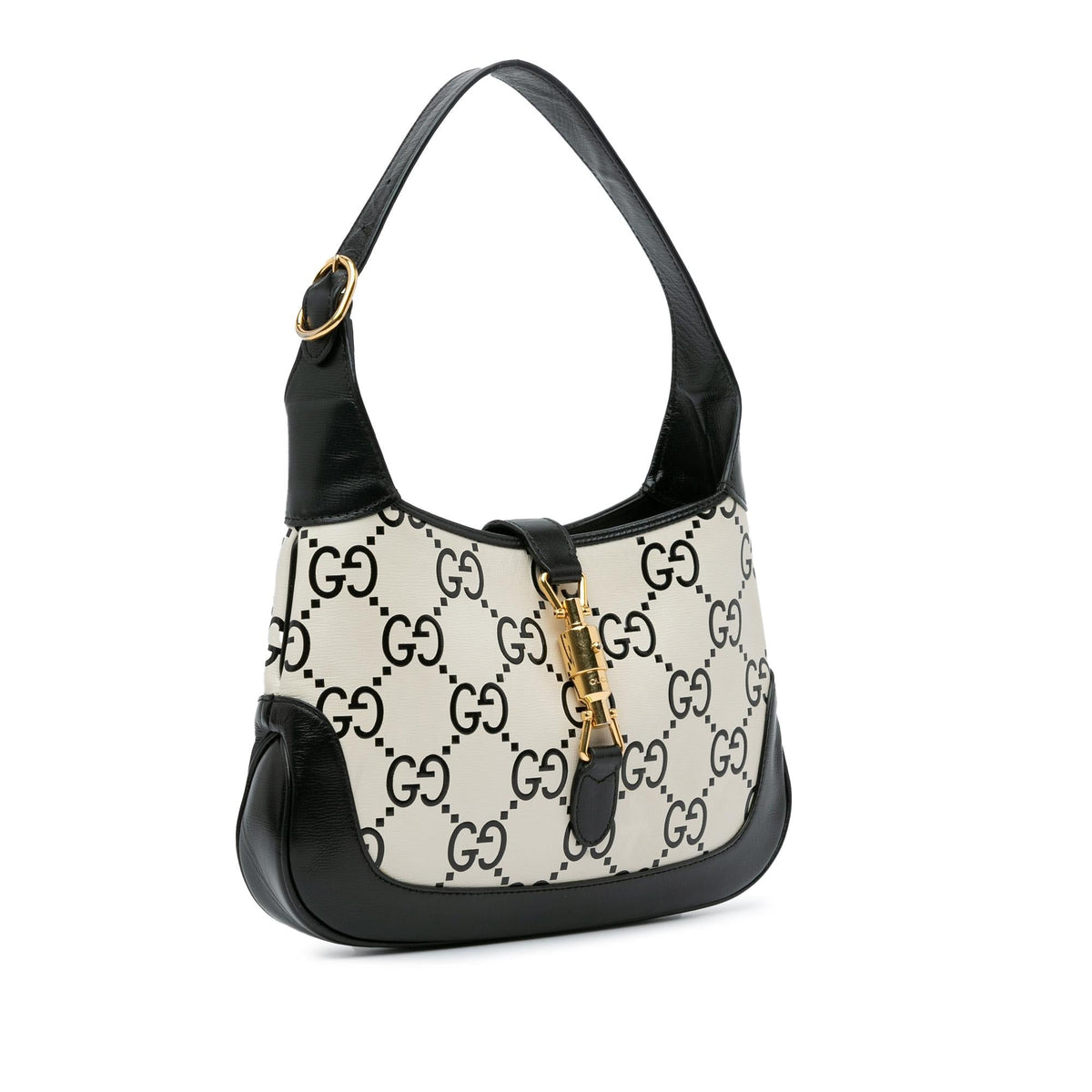 Gucci Small GG Print Leather Jackie 1961 (SHG-NXtzCz)