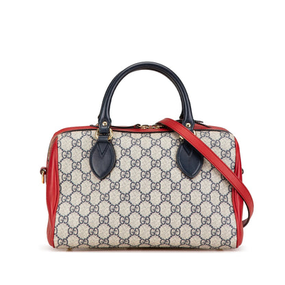 Gucci Small GG Supreme Boston Satchel