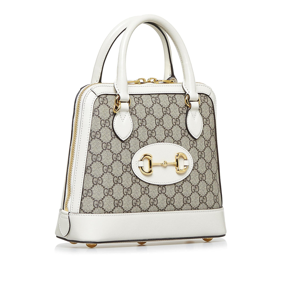 Gucci Small GG Supreme Horsebit 1955 Satchel