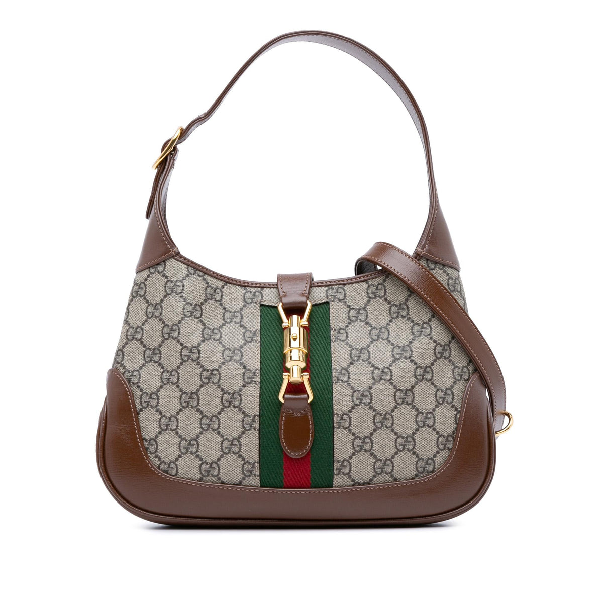 Gucci Small GG Supreme Jackie 1961 Crossbody (SHG-uz0h4h)