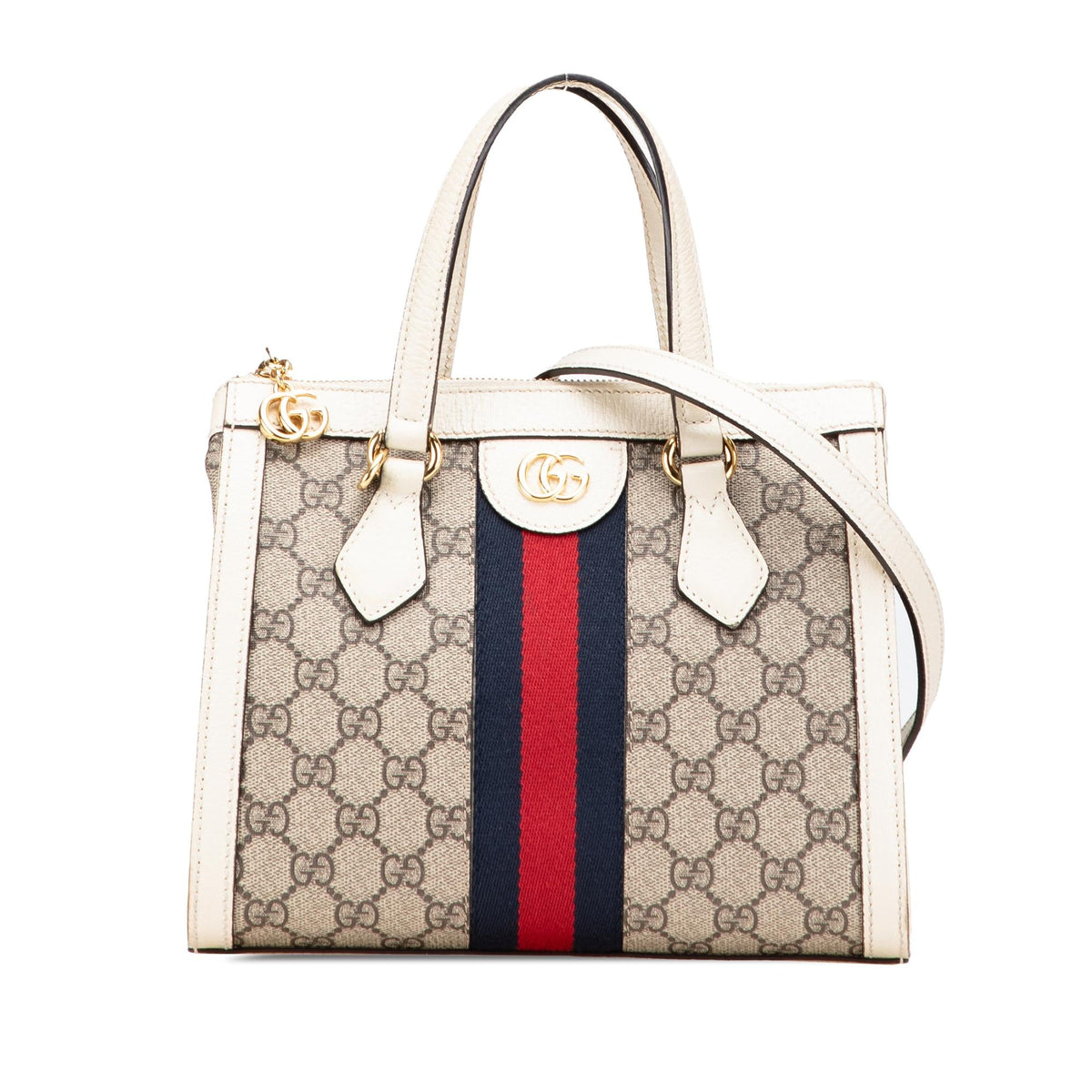 Gucci Small GG Supreme Ophidia Satchel
