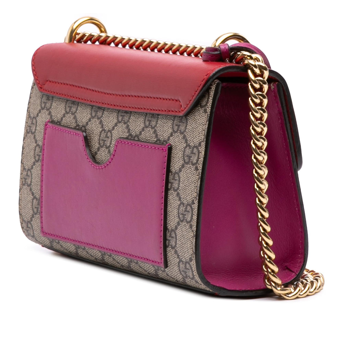 Gucci Small GG Supreme Padlock Crossbody