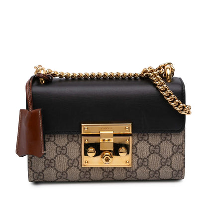 Gucci Small GG Supreme Padlock Crossbody