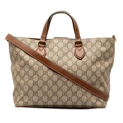 Gucci Small GG Supreme Satchel (SHG-yrNoBg)
