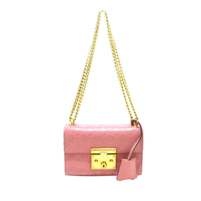 Gucci Small Guccissima Padlock Crossbody Bag (SHG-RKOEvJ)