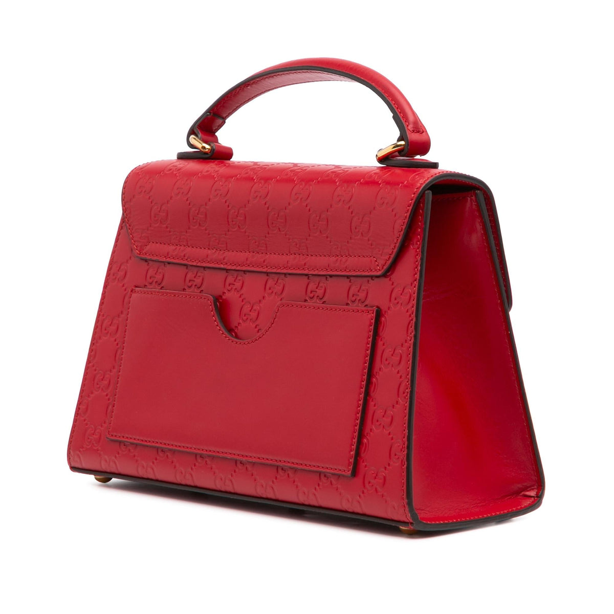 Gucci Small Guccissima Padlock Satchel