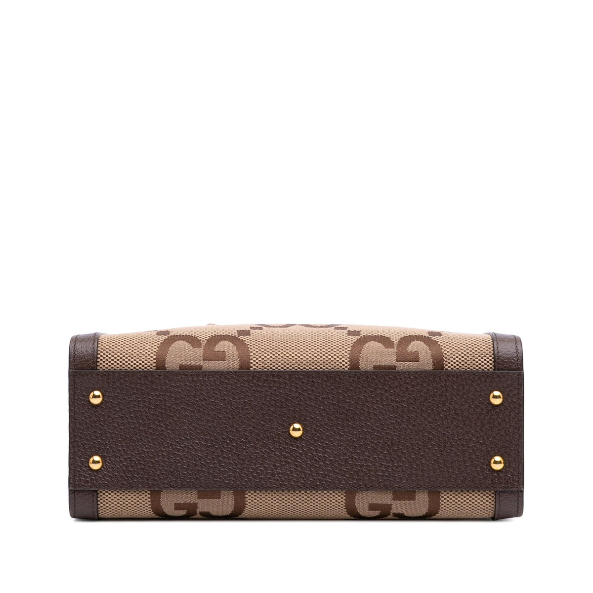 Gucci Small Jumbo GG Canvas Bamboo Diana Satchel