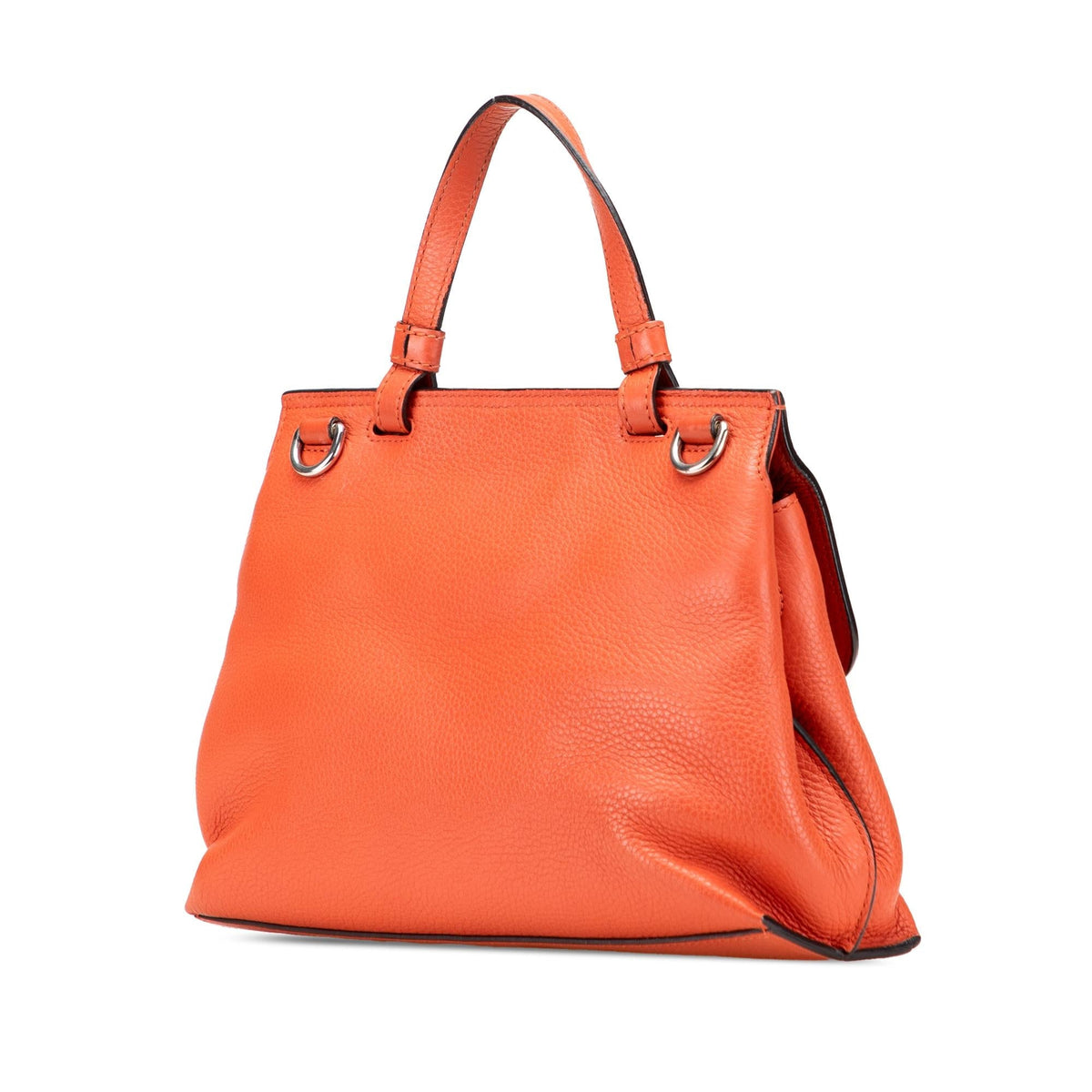 Gucci Small Leather Bamboo Daily Satchel