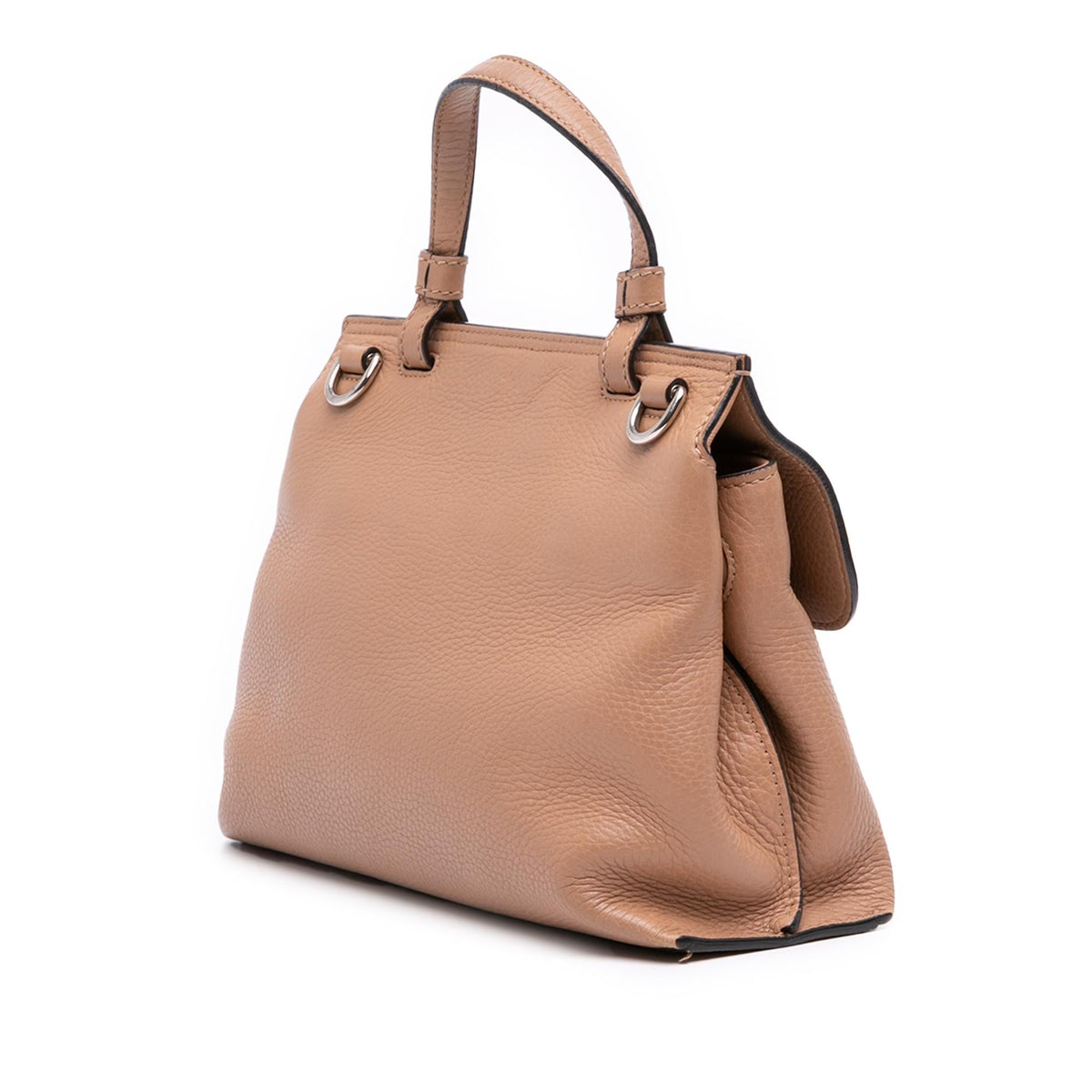 Gucci Small Leather Bamboo Daily Satchel