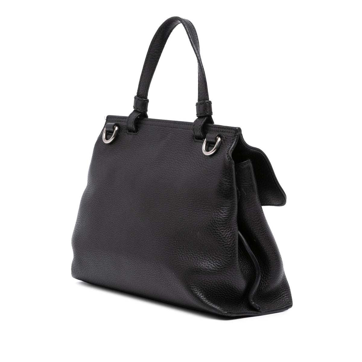 Gucci Small Leather Bamboo Daily Satchel