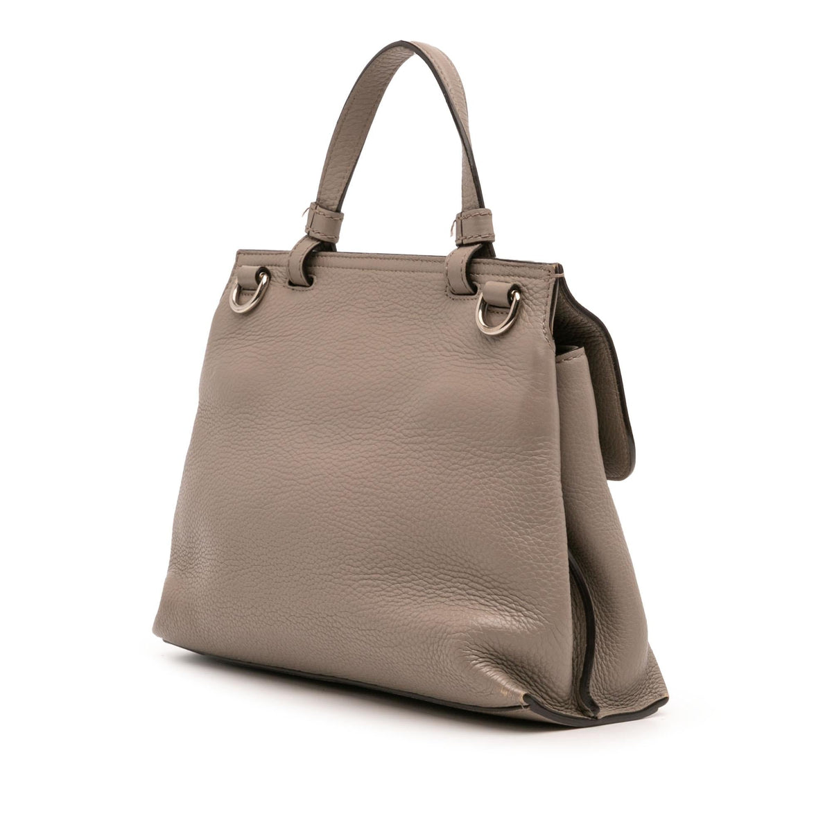 Gucci Small Leather Bamboo Daily Satchel