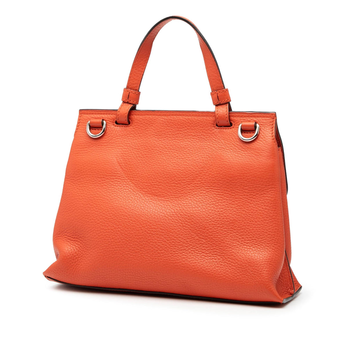 Gucci Small Leather Bamboo Daily Satchel