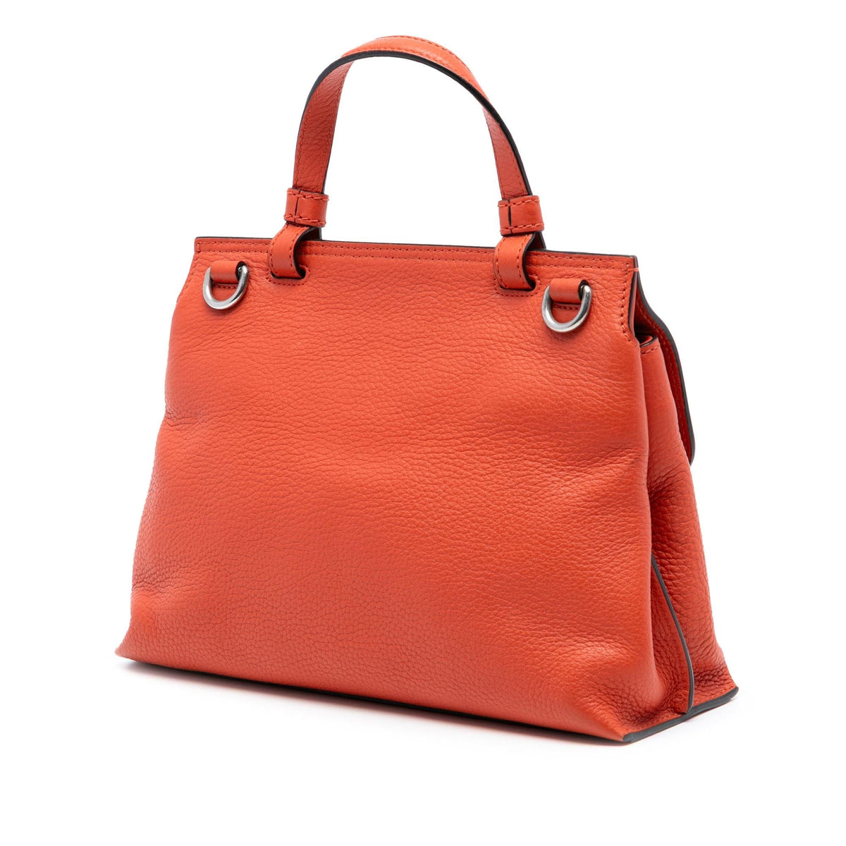 Gucci Small Leather Bamboo Daily Satchel