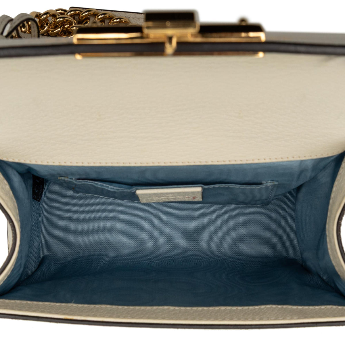 Gucci Small Leather Bee Star Padlock Crossbody