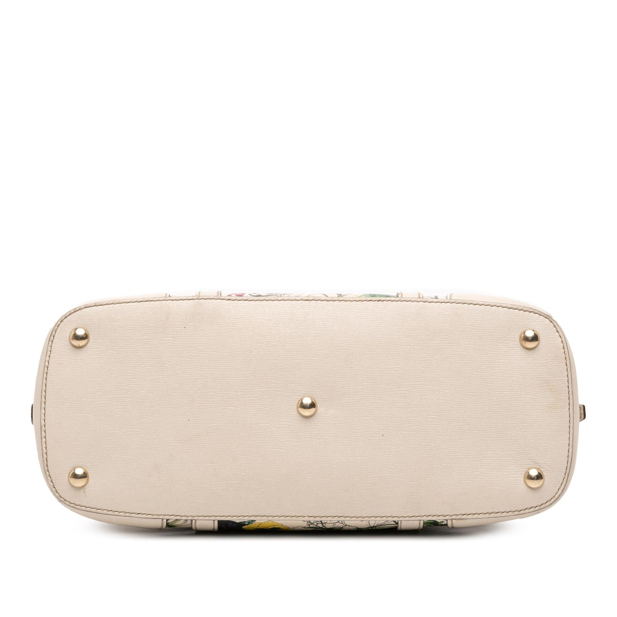 Gucci Small Leather Flora Nice Dome Satchel