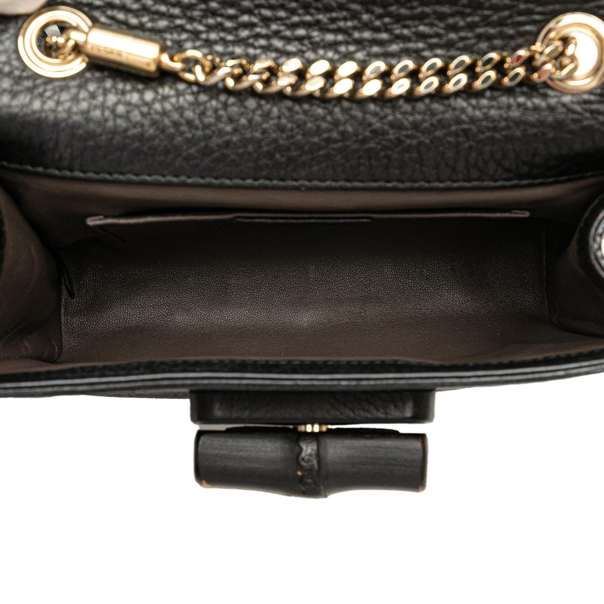 Gucci Small Leather Miss Bamboo Crossbody