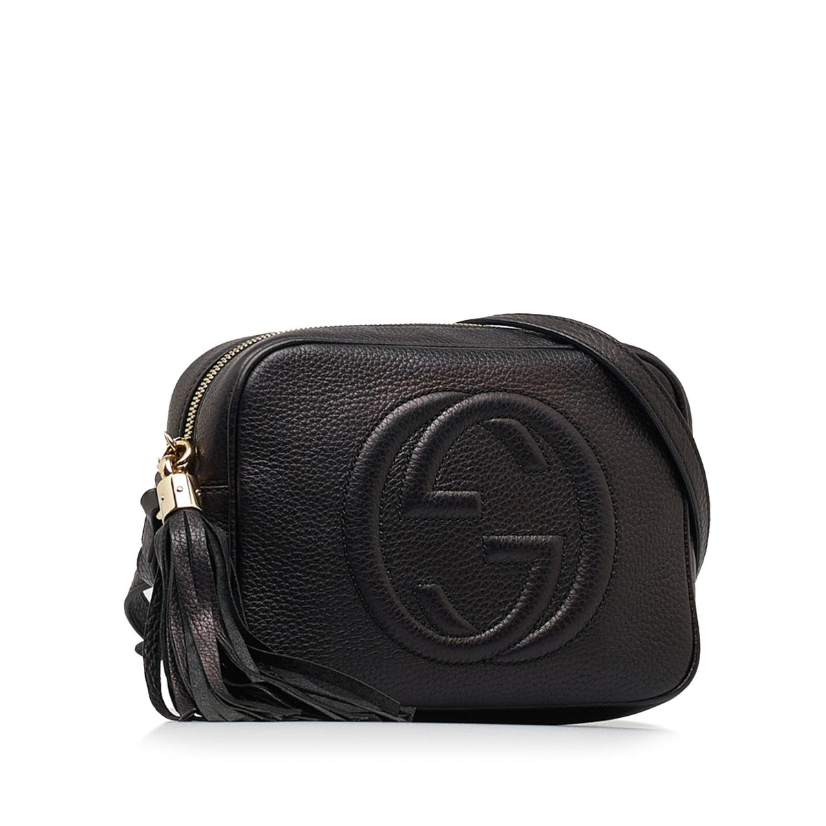 Gucci Small Leather Soho Disco Crossbody (SHG-szoJZ4)