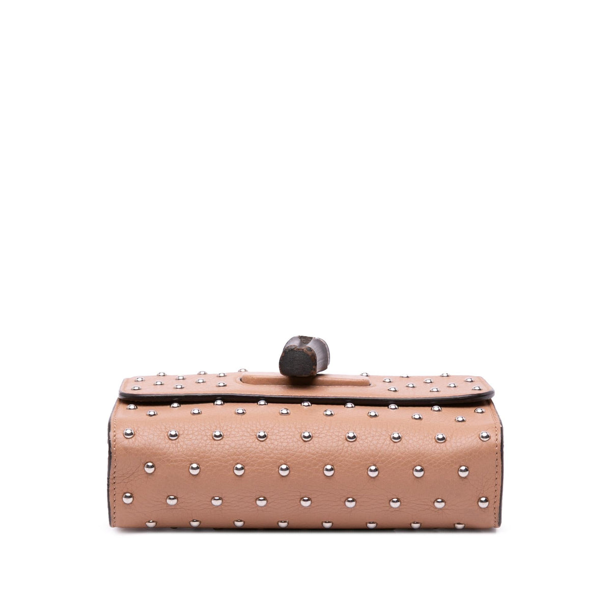 Gucci Small Leather Studded Miss Bamboo Crossbody