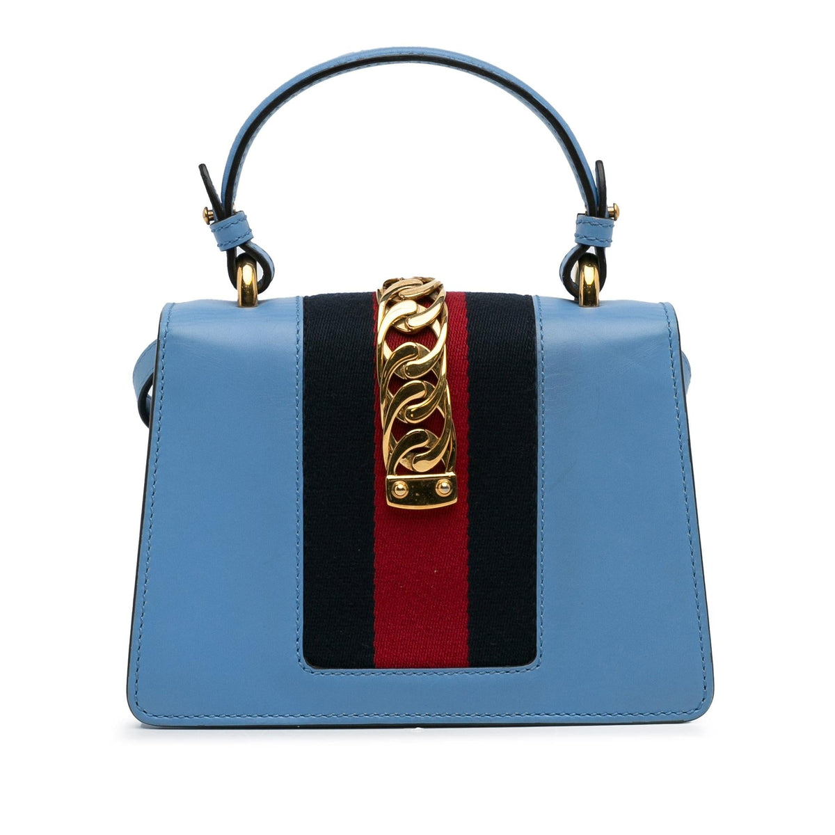 Gucci Small Leather Sylvie Satchel (SHG-rA40V1)