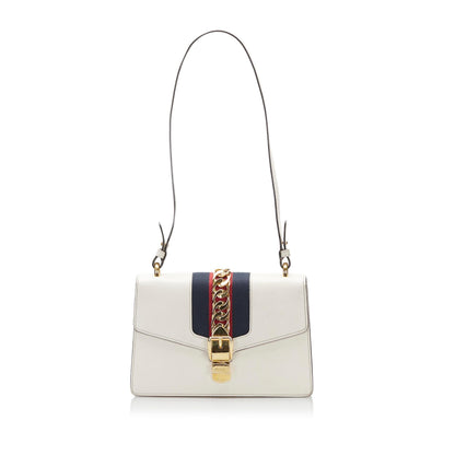 Gucci Small Leather Sylvie Satchel