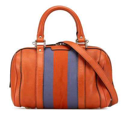 Gucci Small Leather Web Joy Boston Bag