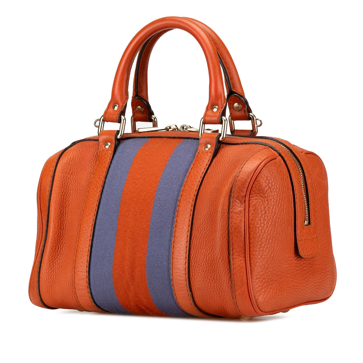 Gucci Small Leather Web Joy Boston Bag
