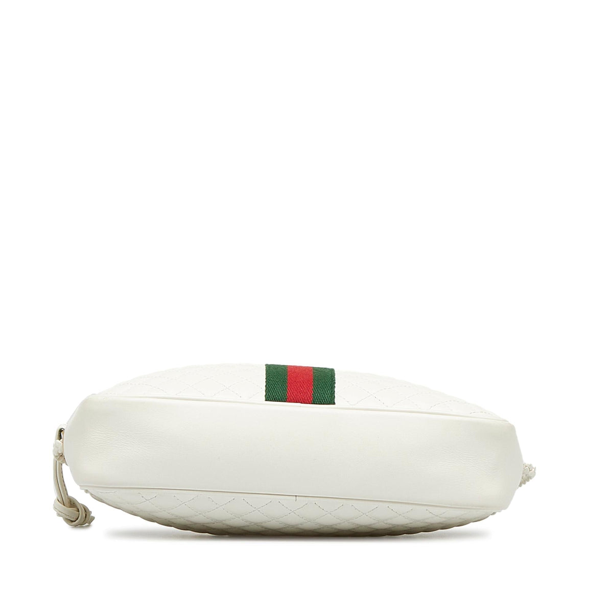 Gucci Small Leather Web Trapuntata Crossbody (SHG-2gYJQ8)