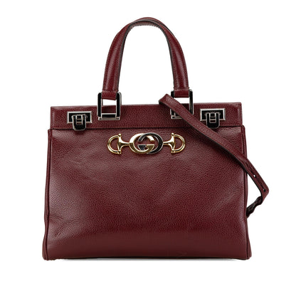 Gucci Small Leather Zumi Satchel