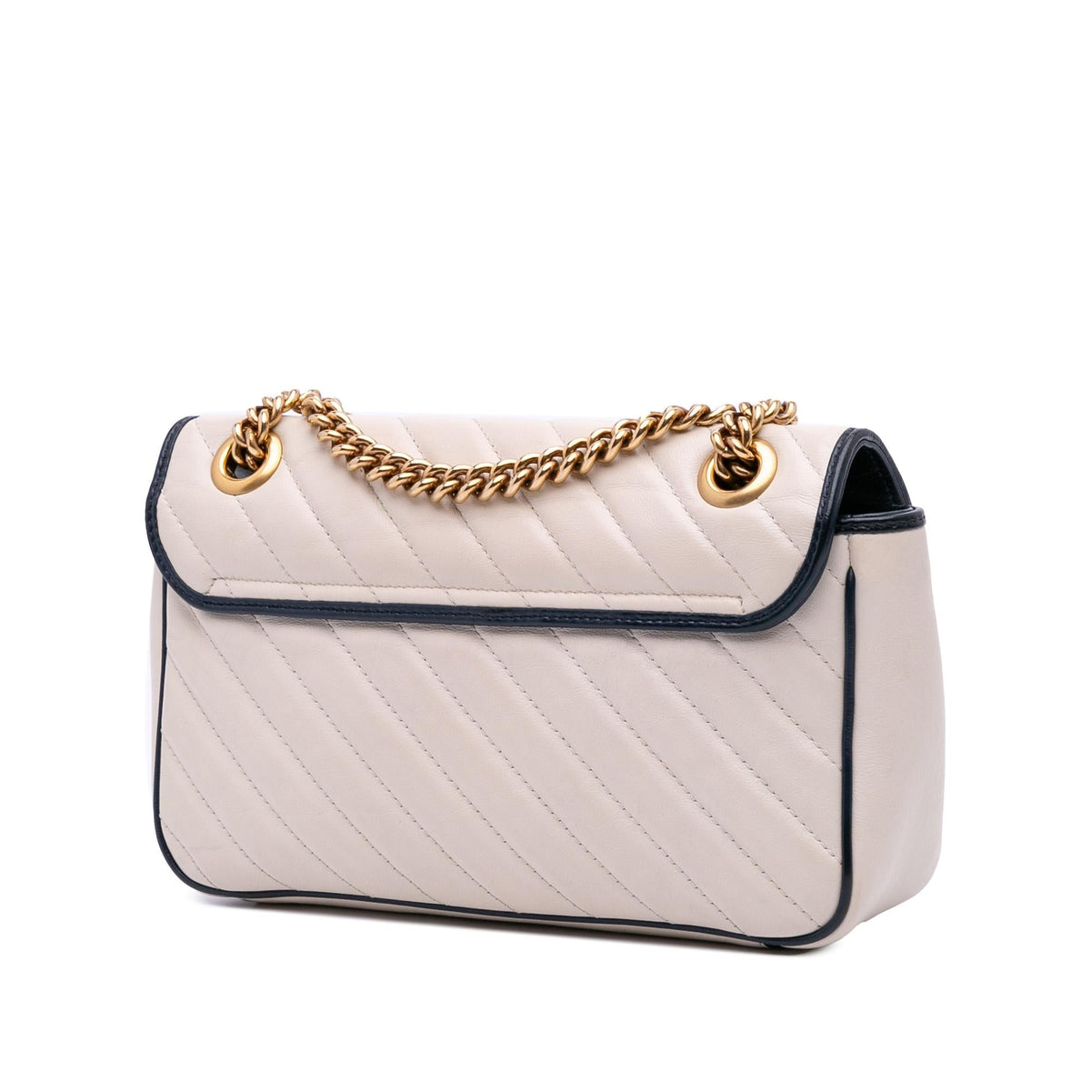 Gucci Small Matelasse Leather Torchon GG Marmont Flap
