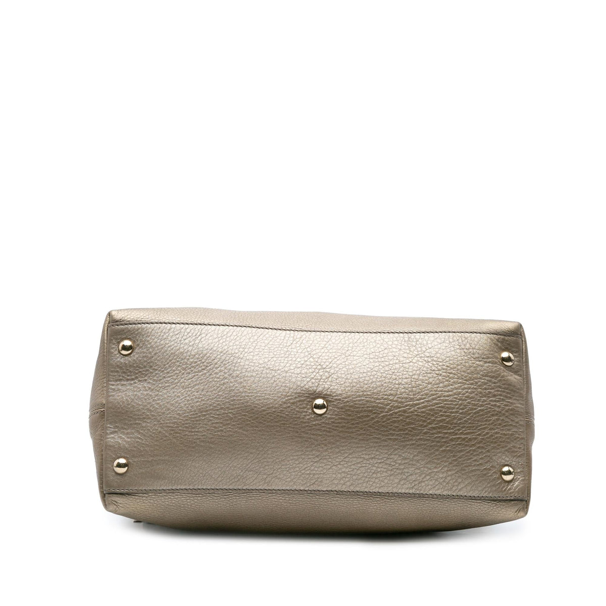 Gucci Small Metallic Leather Soho Working Satchel