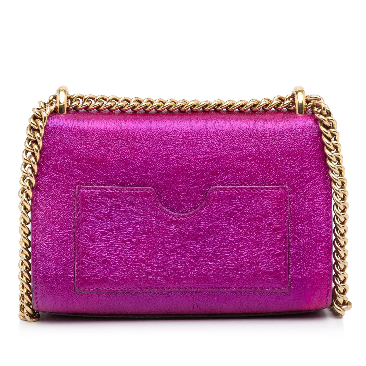 Gucci Small Metallic Padlock Crossbody (SHG-vepPaF)