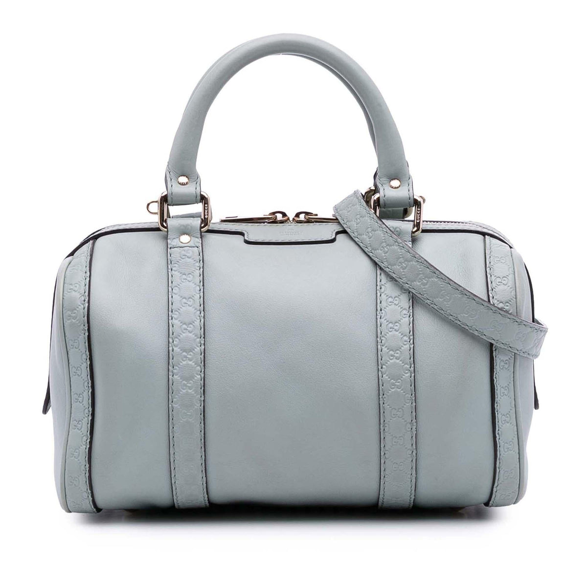 Gucci Small Microguccissima Trimmed Leather Joy Boston Bag
