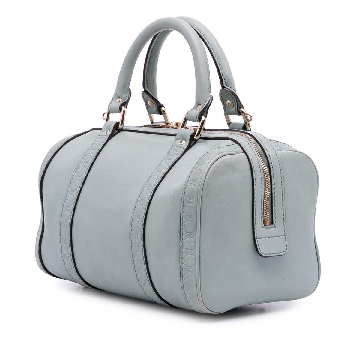 Gucci Small Microguccissima Trimmed Leather Joy Boston Bag