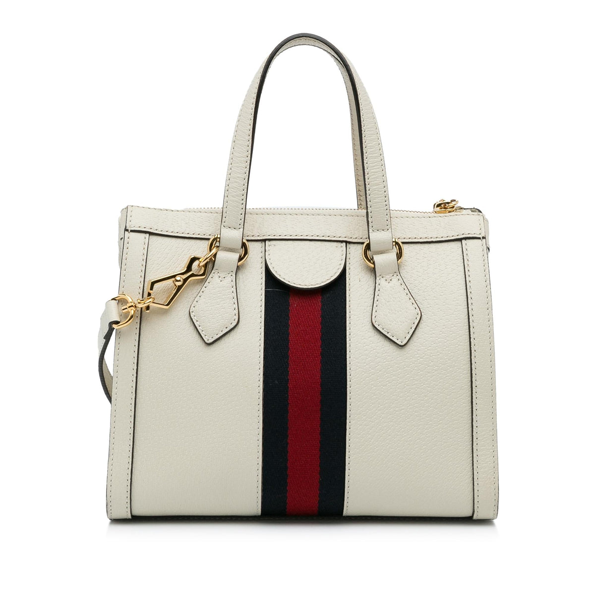 Gucci Small Ophidia Leather Satchel (SHG-LO2z7q)