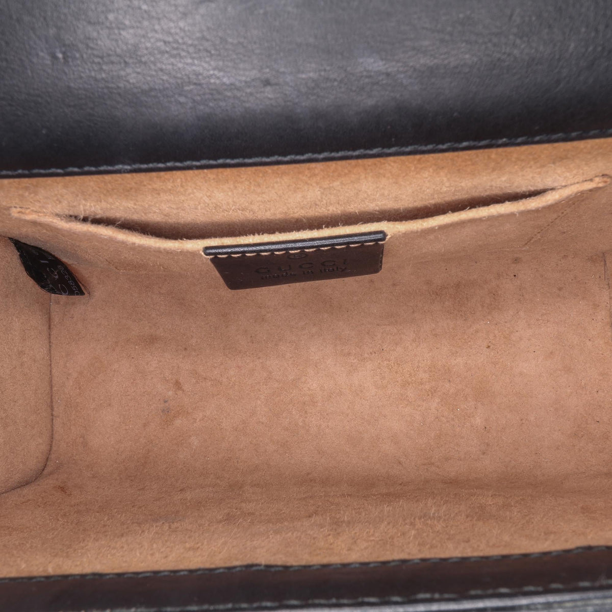 Gucci Small Pearl Studded Leather Padlock Crossbody