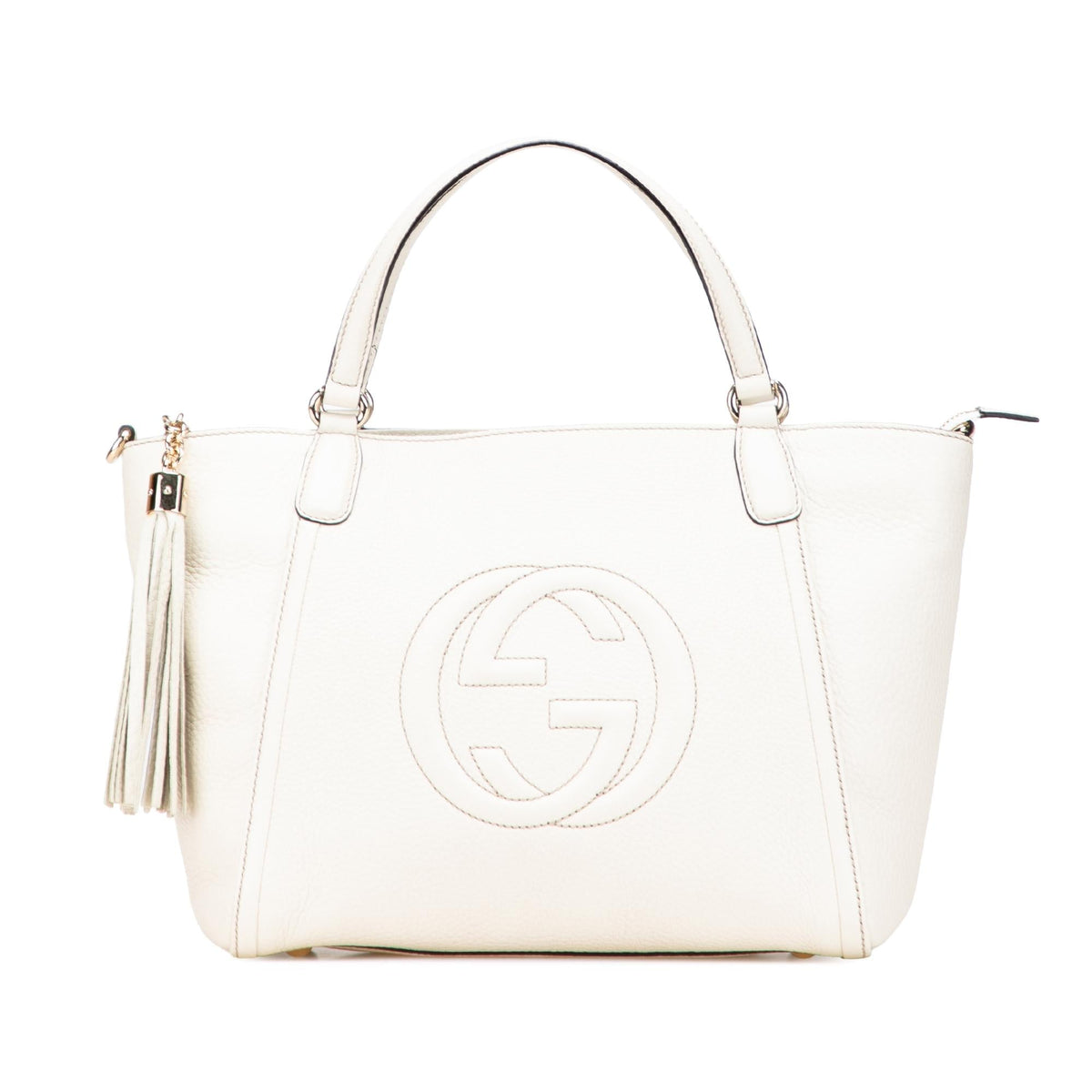 Gucci Small Pebbled Leather Soho Cellarius Satchel