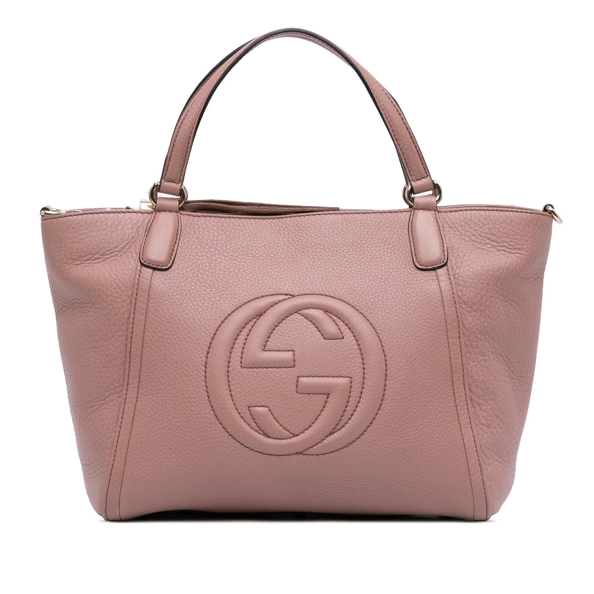 Gucci Small Pebbled Leather Soho Cellarius Satchel
