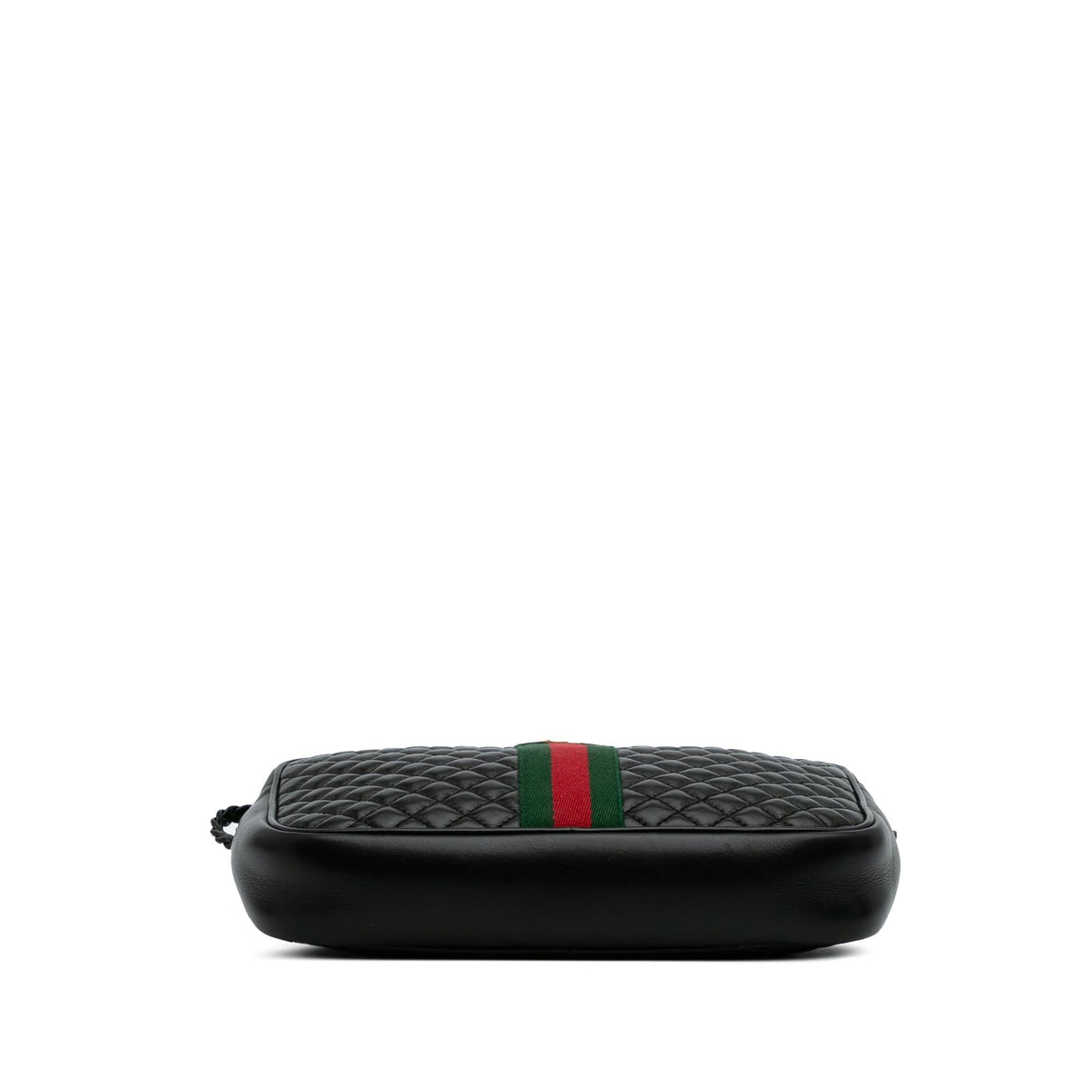 Gucci Small Quilted Leather Web Trapuntata Crossbody